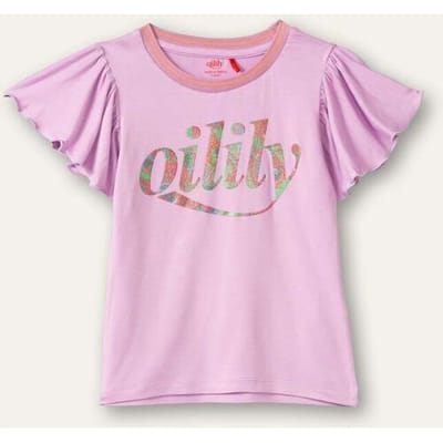 Oilily Tjancy T-shirt- maat140/10yr Violet