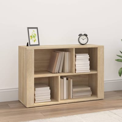 vidaXL - Dressoir - 80x30x54 - cm - bewerkt - hout - sonoma - eikenkleurig