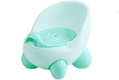 Kinderpotje Toiletzitting - Baby Plas Potje - Zindelijkheidstraining Kind - Hoge Rugleuning Anti-spat - 29 x 28 cm - Wit