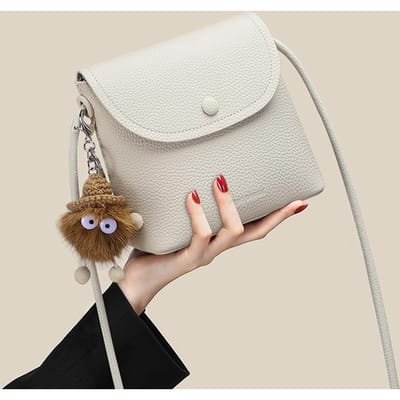 Nieuwe Crossbody Tas voor Mobiele Telefoon Tas voor Dames Herfst en Winter Echt Lederen Tas voor High-end Schoudertas gray