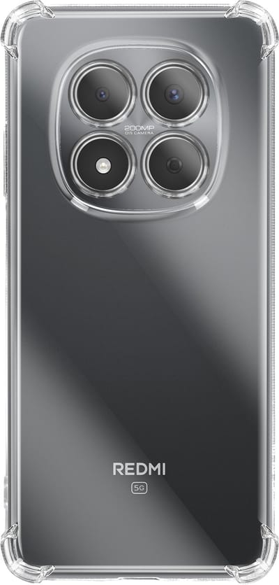 Mayaxess, Hoesje voor Redmi Note 15 Pro 5G van Siliconen met Versterkte Schokbestendige Hoeken, Transparant