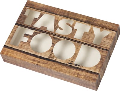 Cateringdoos Tastyfood karton - 45cm - bruin 50 stuks