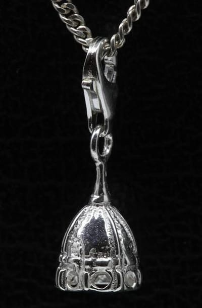 Zilveren Kathedraal hanger én bedel