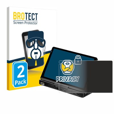 BROTECT - privacy screenprotector voor GPD Pocket 4 - Folie Beschermfolie Blauwlichtfilter 2 Stuks