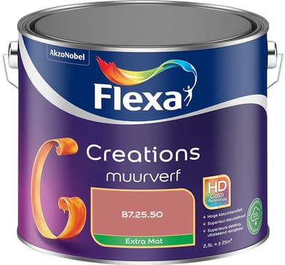 Flexa - Creations Muurverf Extra Mat - B7.25.50 - Mengverf - 2,5 L