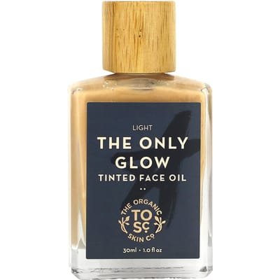 The Organic Skin Co., The Only Glow Tinted Face Oil, Light, 1 fl oz (30 ml) beige