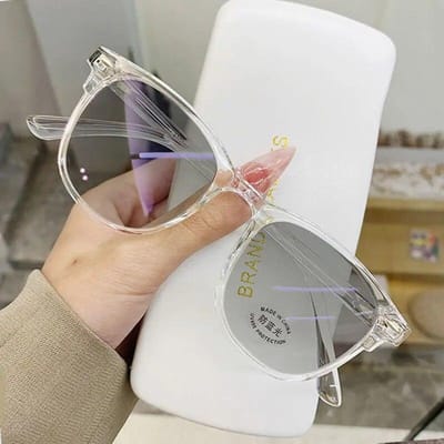 Luxe Fotochromatische Bril Vintage Anti-blauw Licht Kleurveranderende Brillen Buiten Oogbescherming Brillen Oculos De Sol