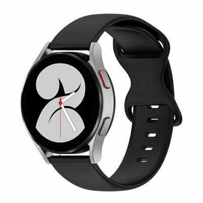 By Qubix - Solid color sportband - Zwart - Geschikt voor Xiaomi Redmi Watch 5 Active / Redmi Watch 5 Lite