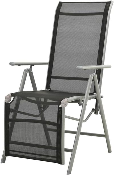 Tuinligstoelen 2 stuks - Outdoor stoelen - Ontspannen in de tuin - Verstelbare rugleuning - 58.5 x 69 cm