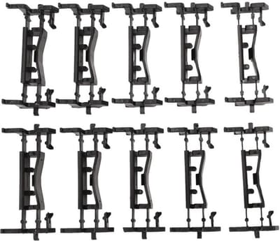 Allecto - Daklijst Drip Rail Clip - 10 Stuks - Vervangingsclip voor