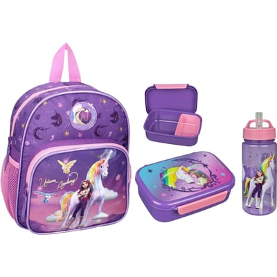 Unicorn Academy schoolset; rugzak en lunchset