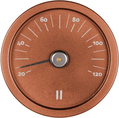 Rento Aluminium Thermometer - Koper/bruin