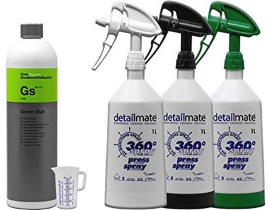 Universele reiniger met sproeiflacon en maatbeker - 1 l set