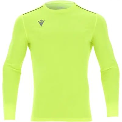 Macron Rigel Hero Voetbalshirt Lange Mouw Kinderen - Fluogeel | Maat: 128