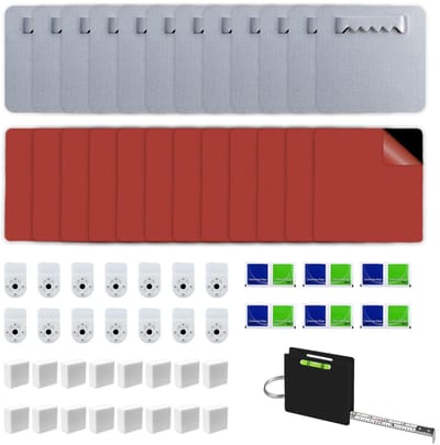 Dailygoods- Fotoophanghaken 12 Stuks - Zelfklevend - Ophangen Zonder Boren - Draagvermogen Tot 4 kg - Voor Fotolijsten/Spiegels - 3M-lijm - Wandhaken