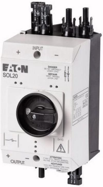 Eaton 120915 SOL20/2MC4 Lastscheidingsschakelaar 20 A 1 stuk(s)