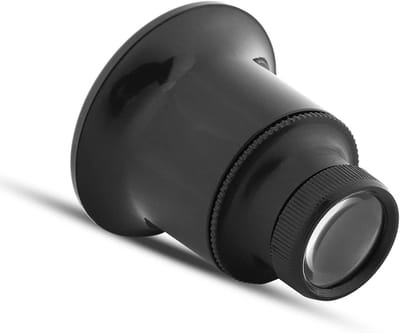 Loep voor horloge reparatie - vergrootglas 20x met dubbele glazen lens - sieraden reparatiegereedschap