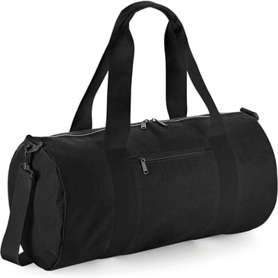 BagBase Original Barrel Bag XL BG140L - Black/Black - 55 x 28 x 28 cm