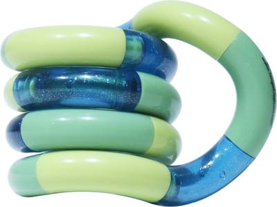 Tangle Toys Junior Classic - The Original Fidget Toys - Groen Blauw