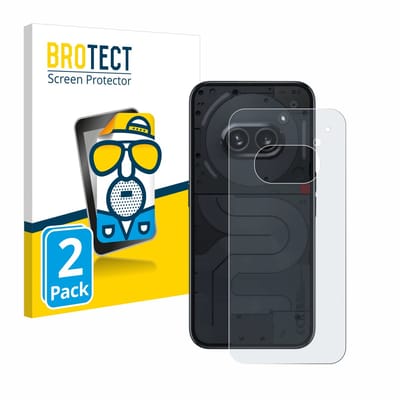 BROTECT - Screenprotector voor Nothing Phone (2a) (Achterkant) - Folie Beschermfolie matte 2 Stuks