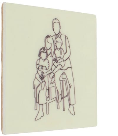HomeBound by KY | Tegeltje 'Family of 4' | tegeltje