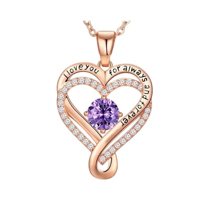 Lumici® Exclusive | Hart In Hart Ketting V3 - Zilveren Hartjes Ketting - S925 Sterling Zilver - Roze CZ Kubieke Zirconia - Valentijn Cadeau - Cadeau Voor Haar - Moederdag Cadeau - Dames Ketting - Liefde - Tijdloos Design