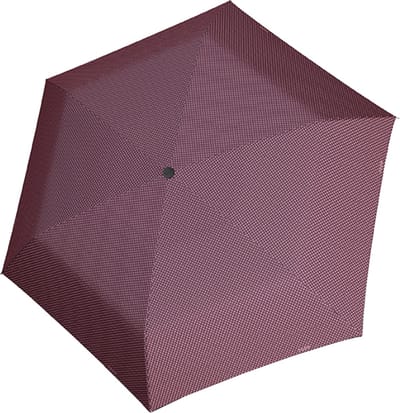 doppler Paraplu Carbonsteel Mini Slim Chic Berry Rood Veelkleurig