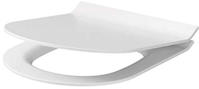 Keramisch Staand Toilet Zonder Spoelrand - Compleet Design Set met Softclose Wc-bril en Spoelbak