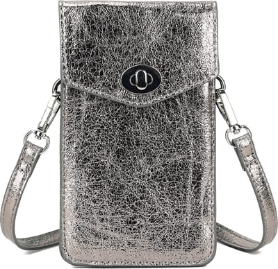 Giuliano Metallic Telefoontas Britt - zilver