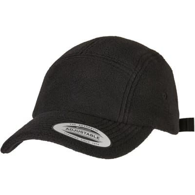 Flexfit - Polar Fleece Jockey Verstelbare pet - Zwart
