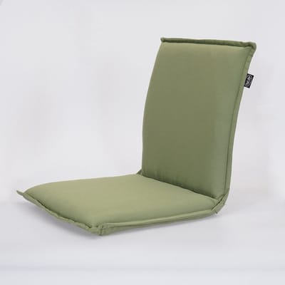 VITA - Napoli Seat shell Groen - Stevige rugleuning - Zeer comfortabel voor picknicktafels - Weersbestendig olefin - Aluminium constructie van binnen voor de stevigheid - Ja, je krijgt veel steun in de rug en je valt niet achterover - Vita Napoli