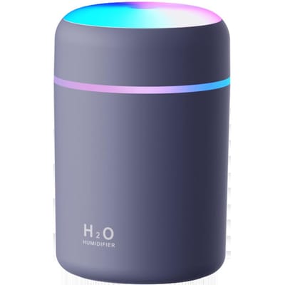 Humidificateur de voiture Mini humidificateur d'aromathérapie purificateur d'air intérieur de voiture petite voiture d'atomisation gris