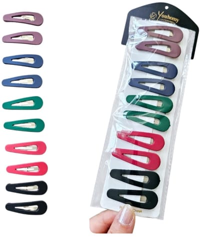 Leuke Haarspeldjes 10 stuks - Haar clips - Meisjes - Peuters - Kleuters - Kinderen - Tieners - 5 Kleuren - 10 clips - 5 cm