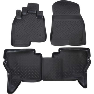 Vloermat - Norm-Liner - Pajero 4 - TPE-rubber - Antislip - Zwart