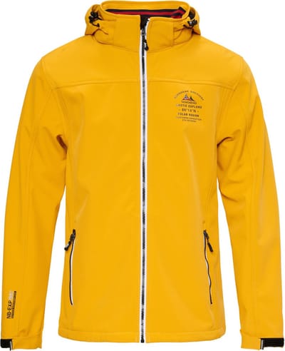 Nordberg Trond - Softshell Outdoor Zomerjas Heren - Geel - Maat L
