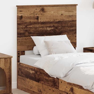 vidaXL Hoofdbord Oud Hout Bewerkt hout