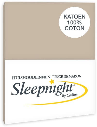 Sleepnight Kussensloop Katoen Café - 50 x 70 cm - [Beige]