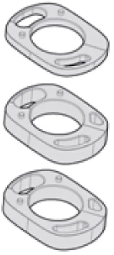 Vision Mw011 5d Acr Afstandhouders Zwart 10 mm
