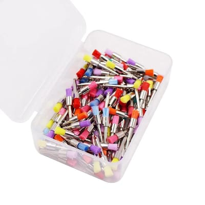 Nigf 100 Pièces Loquet en Nylon Dentaire Petites Brosses Plates de Polissage jetables Têtes de Brosse de Prophylaxie pour Soin de Laboratoire gray