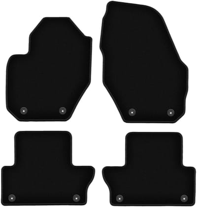 BASIC zwarte veloursmatten voor: Volvo XC60 I crossover (2008-2017)