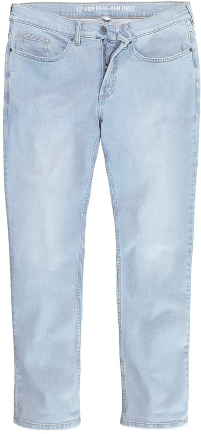 JP 1880 - Heren - Jeans denim gebleekt Regular Fit 5-pocket - Gebleekt denim - Maat 56