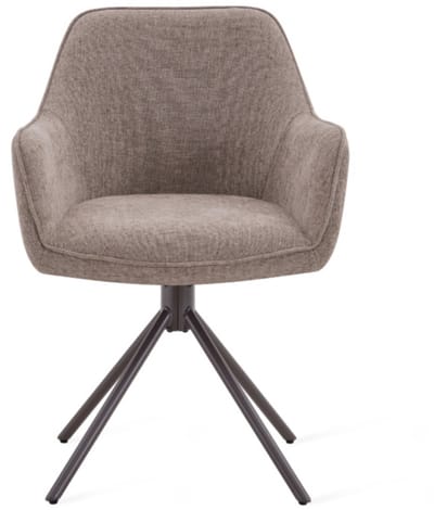 Eetkamerstoel Bo Taupe Draaibaar - Giga Meubel - Set van 2