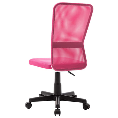 vidaXL - Kantoorstoel - 44x52x100 - cm - mesh - stof - roze