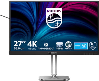 Philips 27B2U6903 - 4K IPS Thunderbolt 4 Monitor - USB-C 100w - 5 jaar Garantie - 27 inch