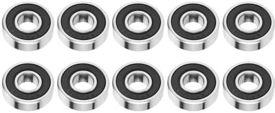 10 Stuks Rubber Afgedichte Groefkogellagers - 10x26x8 mm - Duurzaam en Slijtvast