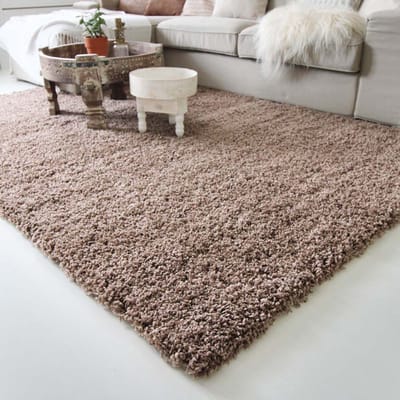 Hoogpolig vloerkleed - Shaggy Royal mokka 120x170 cm