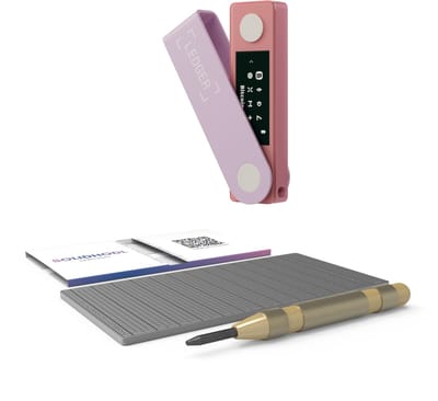 Ledger Nano X Pastel Pink + SOLIDHODL