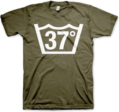 Hybris 37 Celcius Tee T-shirt olijfgroen