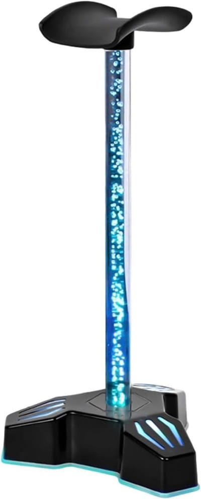 Hoofdtelefoonhouder met Licht - Audio Accessoire Organizer - Bureau Organisatie - Dubbele USB 3.0 Poorten