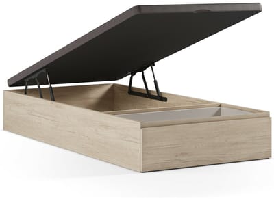 Vente-unique Bedbodem met opberglade 90 x 200 cm - Licht naturel - HESTIA de YSMÉE